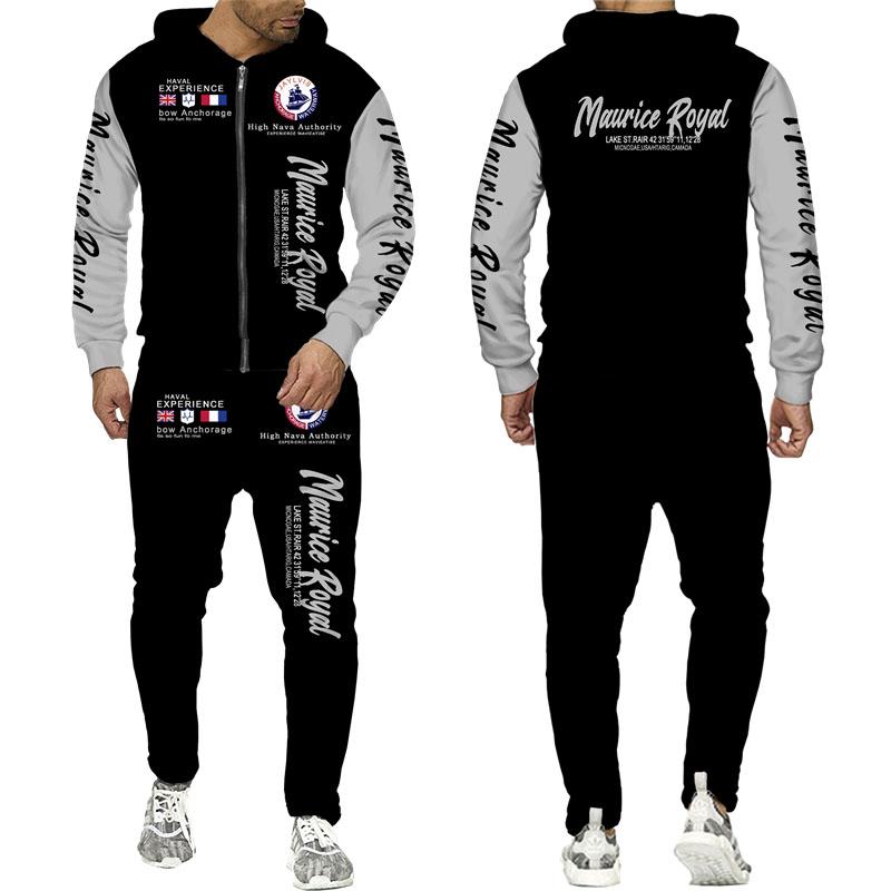 Модная толстовка с буквенным принтом/толстовка на молнии/брюки/комплект повседневный мужской женский спортивный костюм спортивная одежда одежда для пар хип-хоп комплект из 2 предметов