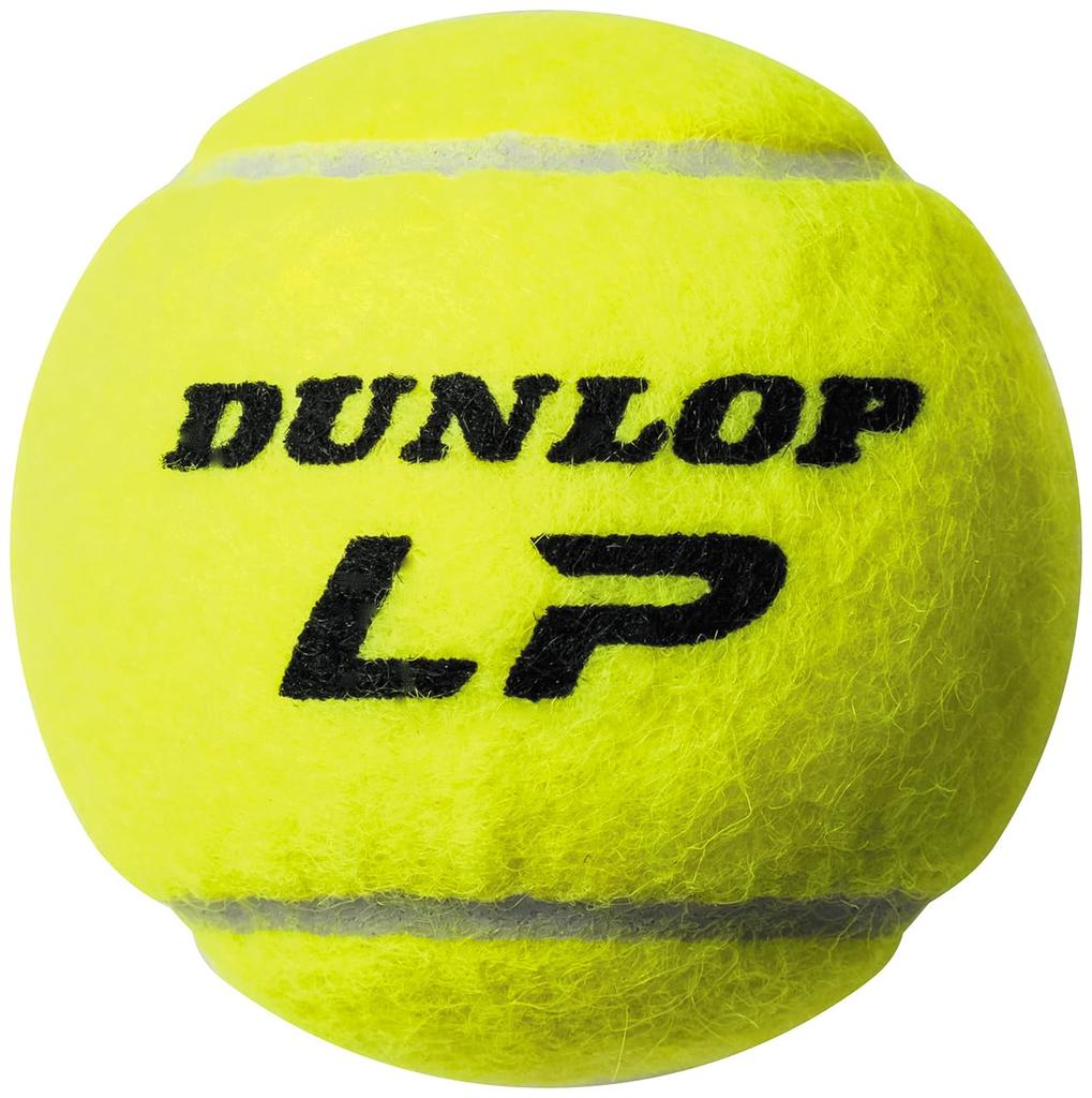 DUNLOP Hardball Tennis Ball DUNLOP LP Non-Pressure Ball 30 Balls X 4 Boxes (120 Balls) DLPCS120 Yellow