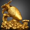 Good Luck Head Ornament Pure Copper Ruyi Money Yuanbao Auspicious Big Carrot Home Office Housewarming Gift