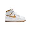 Детские кроссовки Air Jordan 1 Retro High OG TD Metallic Gold White Gum-Light-Brown FD2598-107