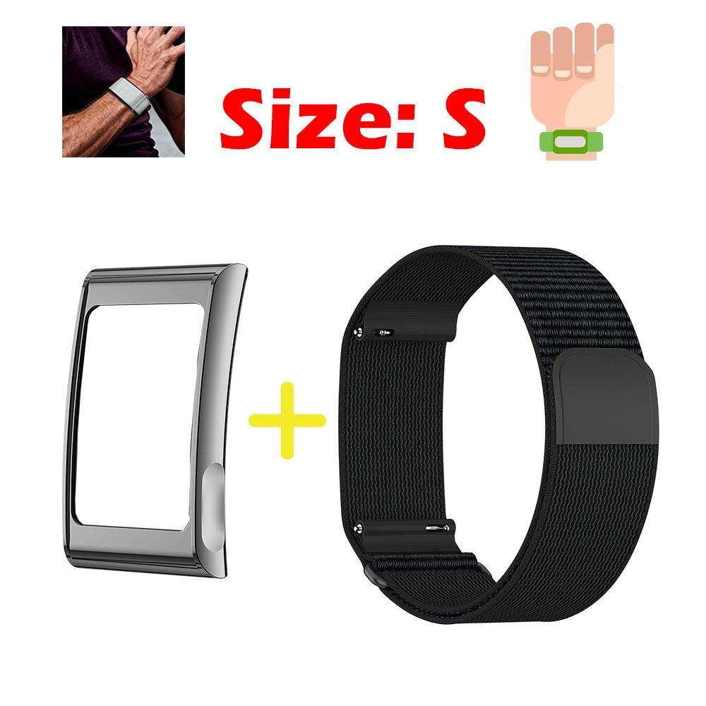 Metal Frame+nylon Band for Amazfit Helio Strap Wristband/armband Biceps Sports Replacement Accessories for Amazfit Helio Strap