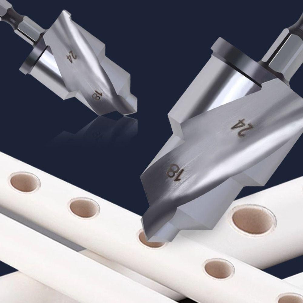 With Limiter Countersink Drill Bit Hexagon Handle High Precision Water Pipe Drill Bit Steel Wear-resisting PPR Lifting Drill Bit