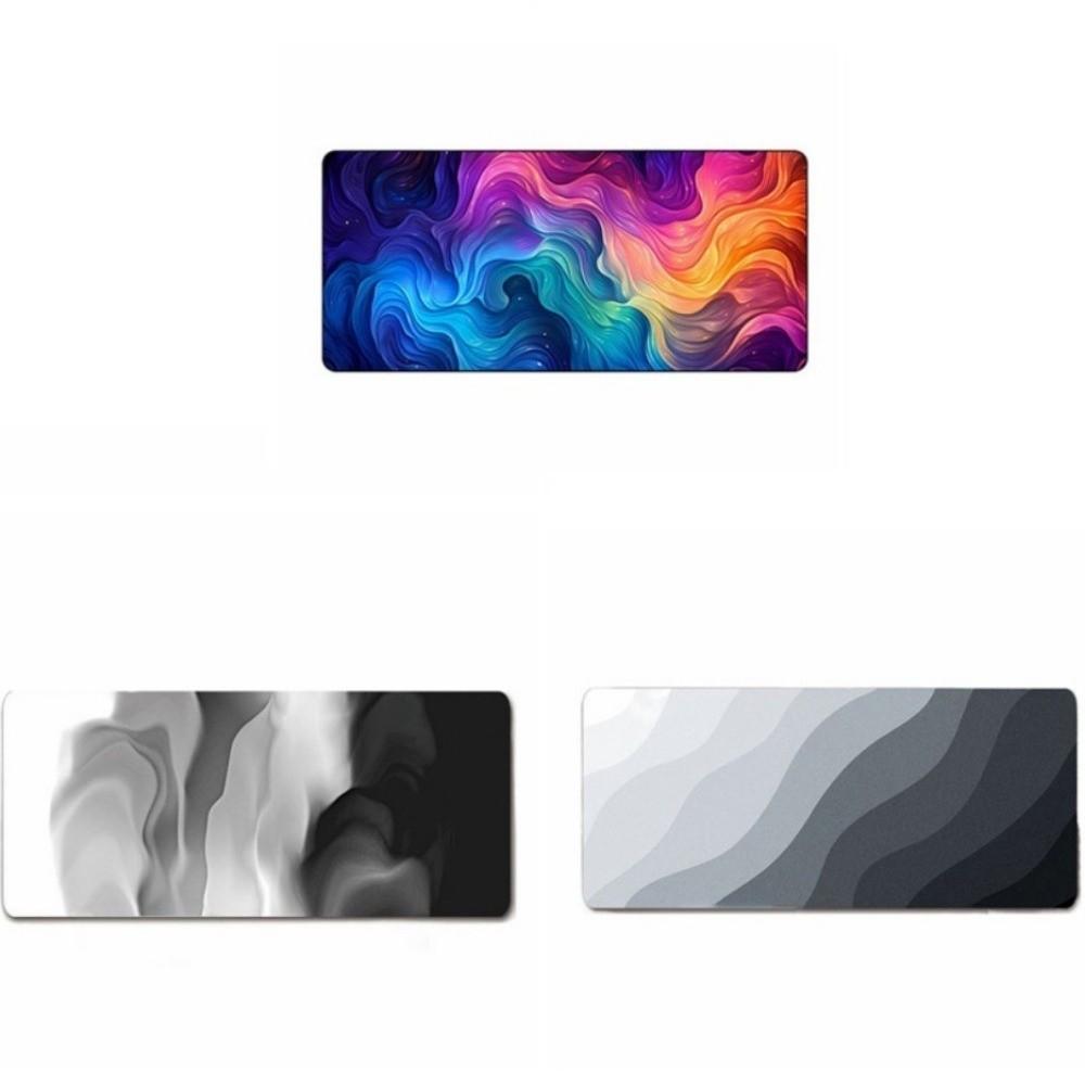 Creative Super Large Mouse Pad Creative Pattern Stitched Edge Mouse Mat Anti-Slip Cute Keyboard Mice Mat Computer Accessories