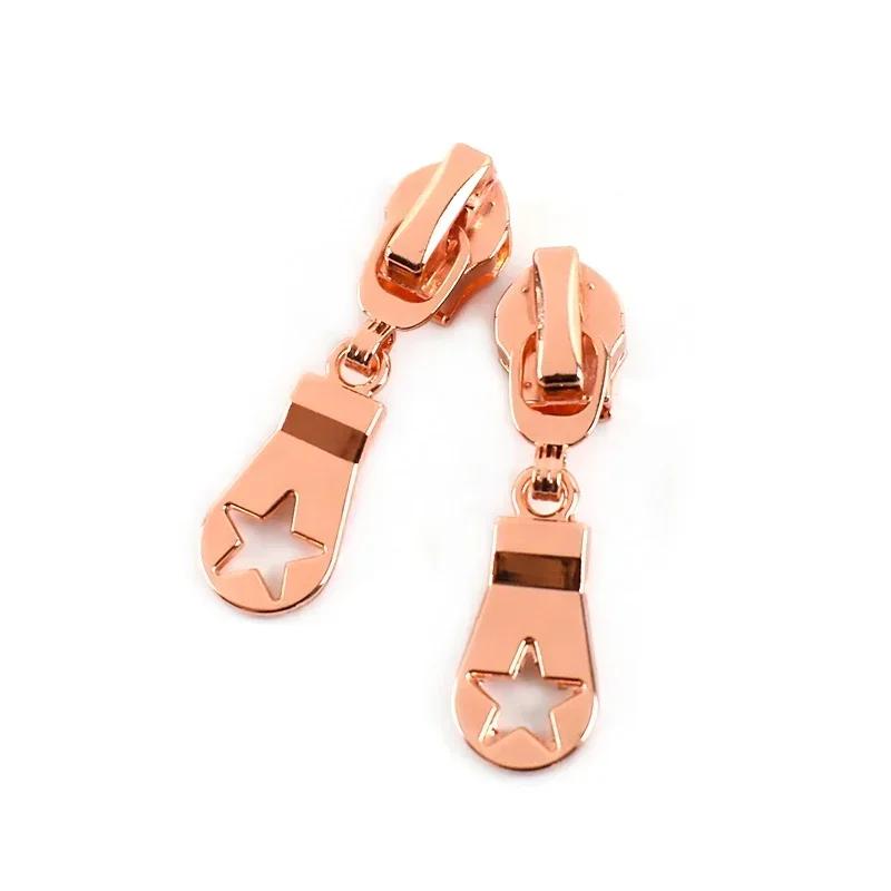 Meetee 5/10/20 шт. 5# Бегунок для молнии для нейлоновых молний Пластиковые спиральные молнии Головки бегунка Ремонтные наборы DIY Швейные аксессуары для одежды