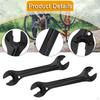 2Pcs Cone Wrench,Repair Removal Tool,Axle Nut Install Remover,Carbon Steel Double Sided Maintenance