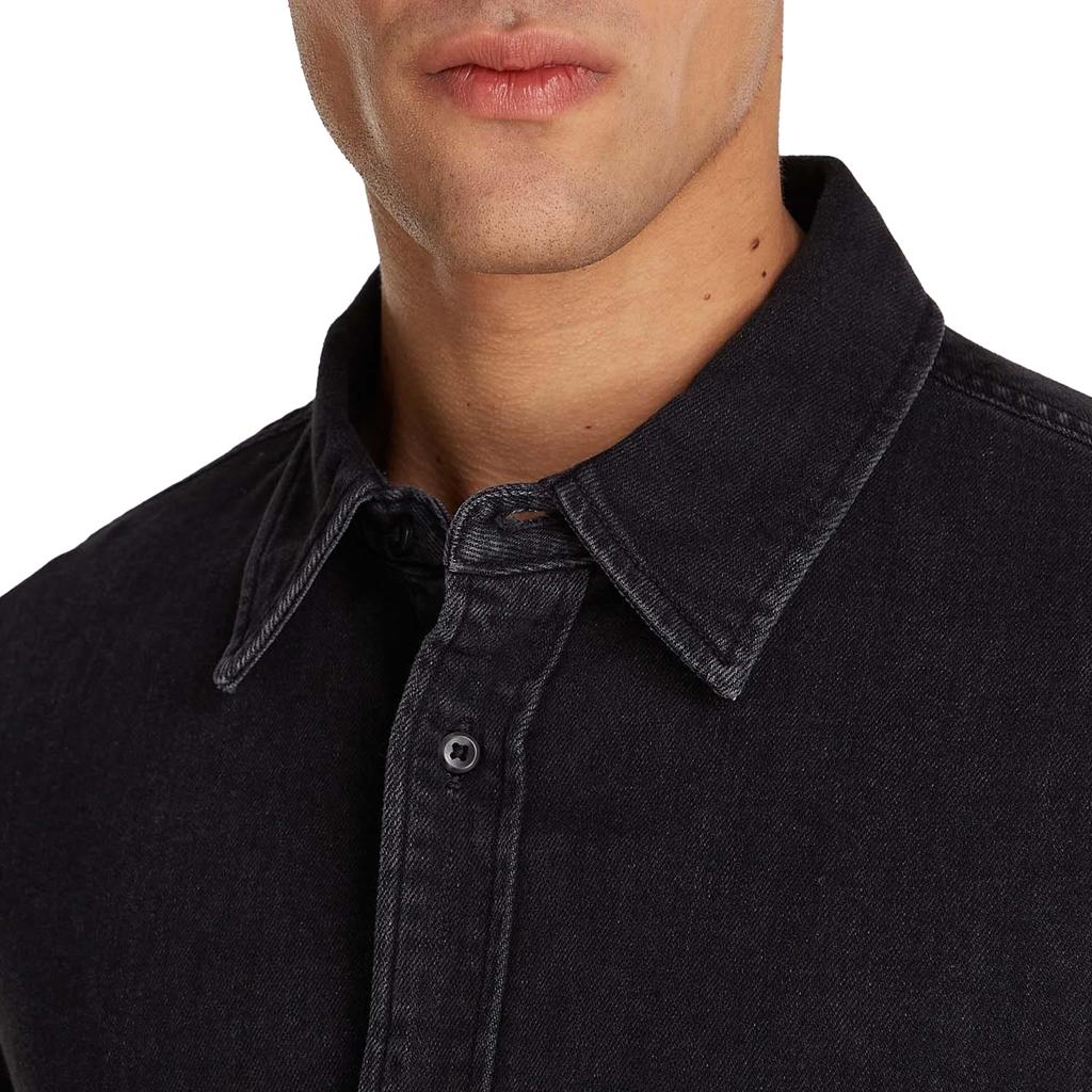 Calvin Klein Mens Denim Slim Shirt