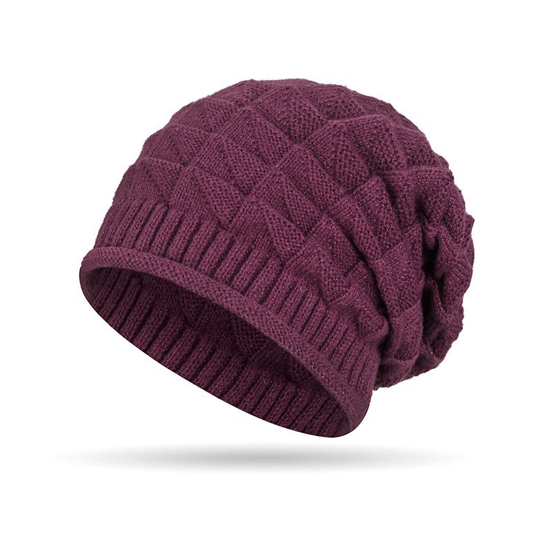 Stylish Autumn & Winter Pleated Wool Hat with Ear Protection