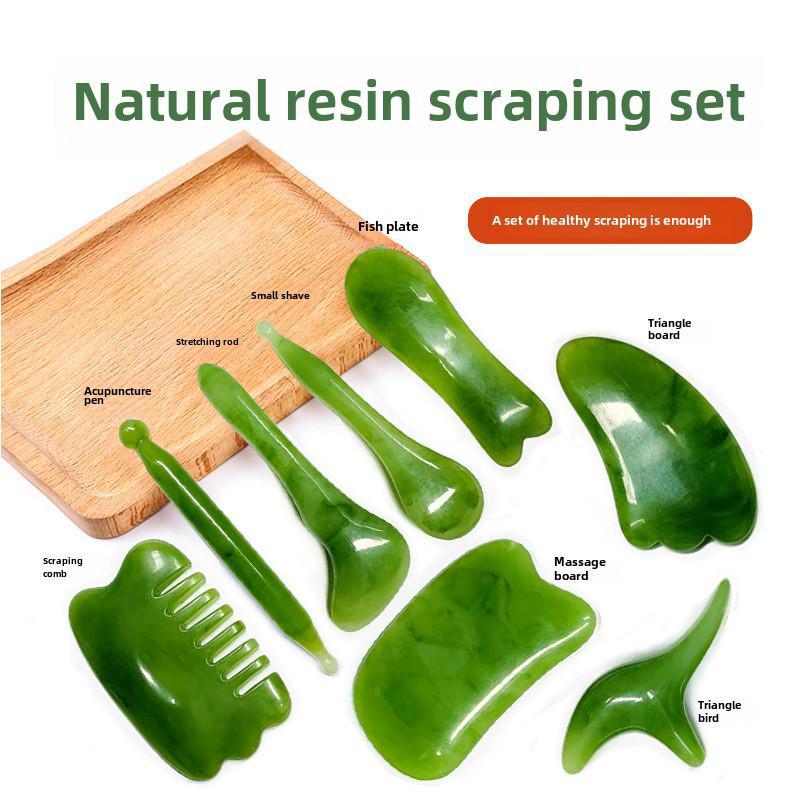 «Скребок для массажа на основе пчелиного воска для шеи, талии и лица»