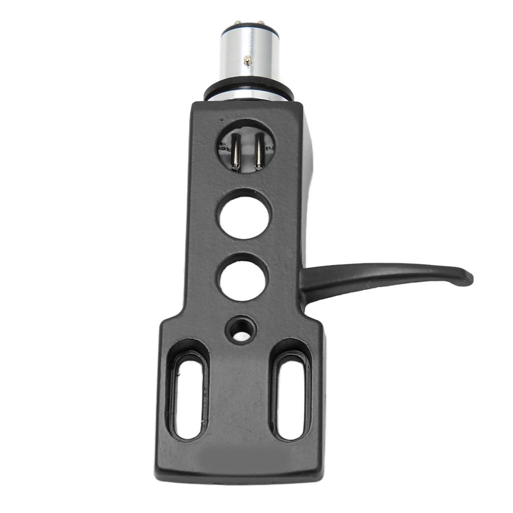 Держатель винилового стилуса Алюминиевый сплав Держатель картриджа фонографа для виниловых пластинок с 4 соединительными проводами