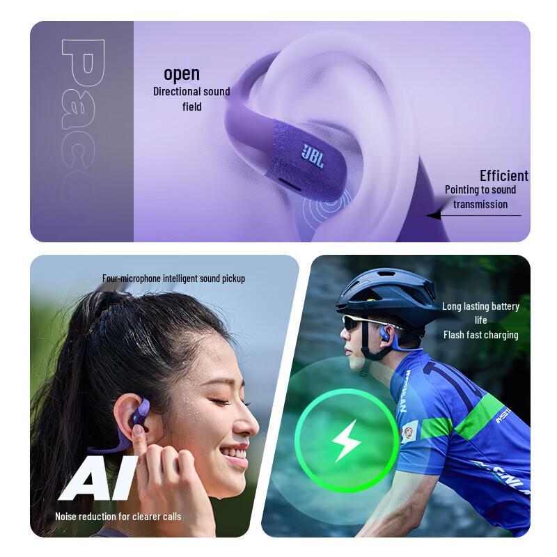 JBL Endurance PACE Open-Ear Sports Headphones