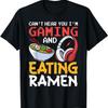 Смешная футболка «Не слышу тебя, я играю и ем рамен» для геймеров