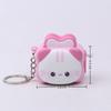 Cute Bread Machine Creative Keychain,Animal Toast Keychain Stress-Relieving Accessory Exquisite Keychain Cartoon Small Gift