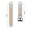 For Garmin Fenix 8 47mm/Fenix E 47mm/Fenix 7 Quick Release Watch Band Dual Color 22mm Silicone Wrist Strap