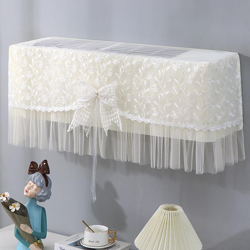 1 шт. Чехол для кондиционера Предотвращает прямое дутье Занавеска-ветрозащита с бантом Подвесной Воздухонепроницаемый