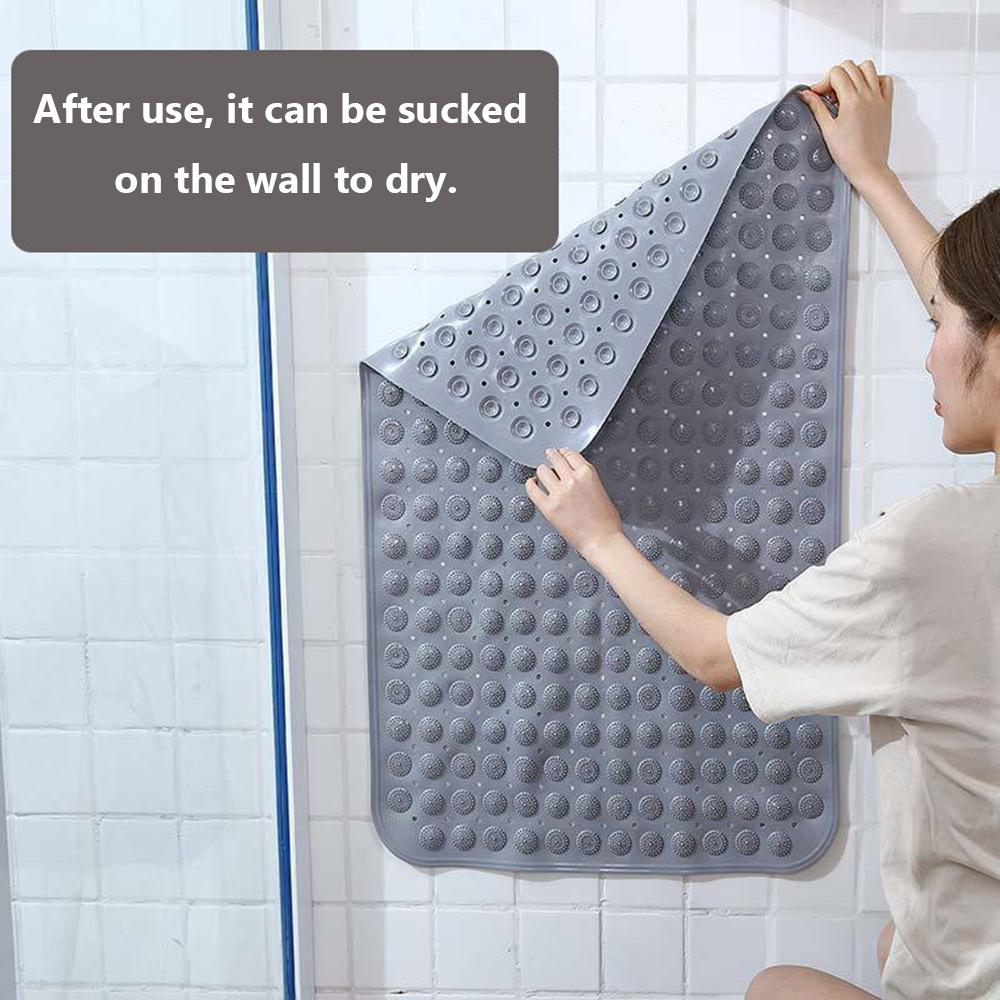 Hotel Anti Slip Shower Massage Point Suction Cup Bathroom Mat Bath Mat