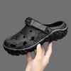 Big Size 47 Summer Men Slippers Fashion Outdoor Garden Clogs Men Hole Shoes Casual Shoes Water Shoes Comfort Home Soft Slippers