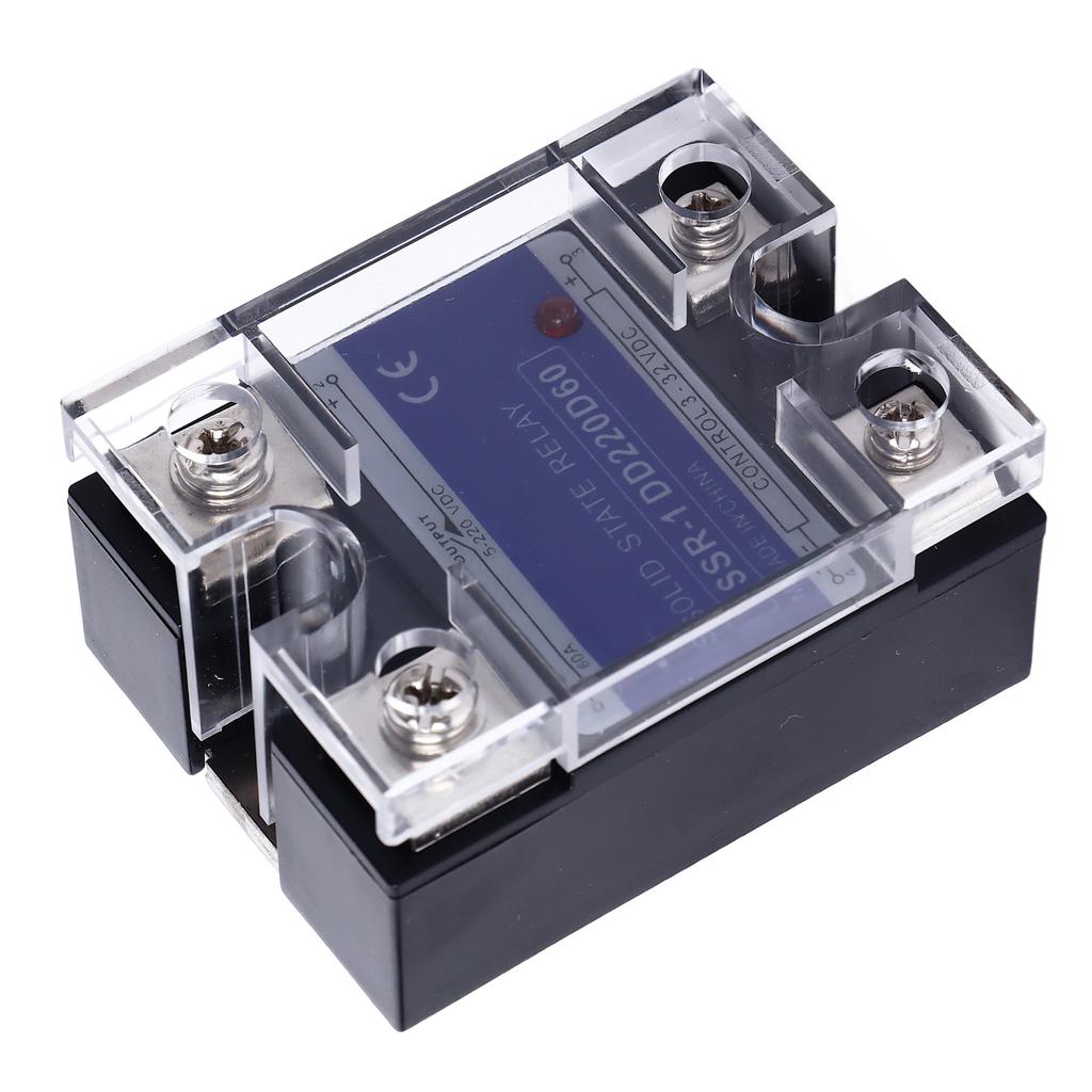 Твердотельное реле постоянного тока однофазное 3?Вход 32 В постоянного тока 5?Реле SSR для нагрузки 220 В постоянного тока для системы управления