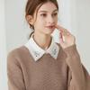 Women Detachable Chiffon Classic Blouse False Collar Lapel Clothes Accessories Shirt Fake Collar