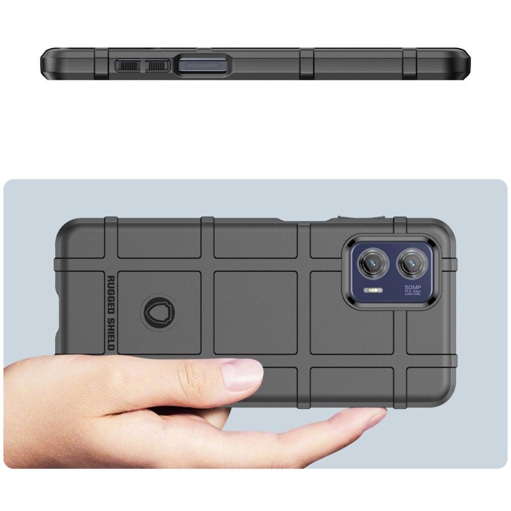 Case for Motorola Moto G73 5G, Rugged Shield, Black