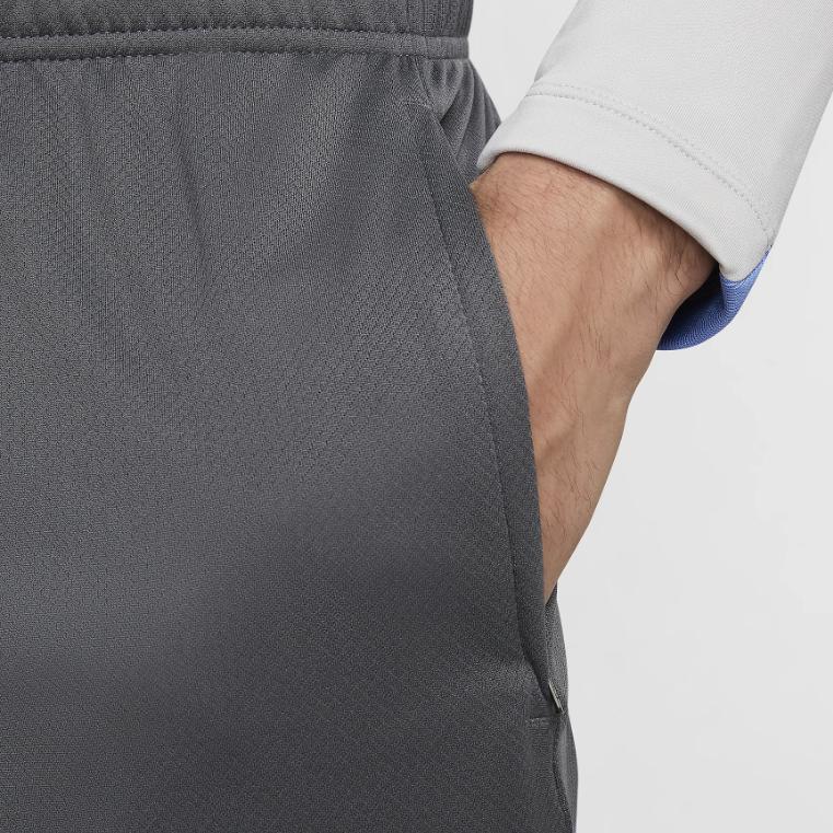 Nike Мужские футбольные брюки Tottenham Hotspur Strike Dri-FIT Slim Fit, влагоотводящие, удобные, эластичные, низ, темно-серые FN9396-023