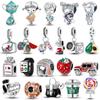 Charms 925 Silver Beads Coffee Bag Car Pendants Fit Original Bracelet Making Jewelry