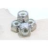 1/4"-20 Nylon Insert Lock Nuts (100 Pieces) Stainless Steel Finish Hex Lock Nuts, 304 (18-8) Stainless Steel Plain Finish, Corrosion-Resistant Commerc