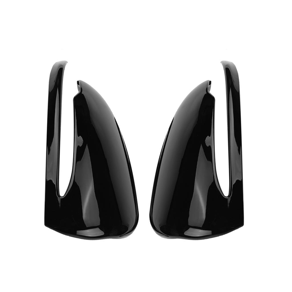 Car Rearview Mirror Cap Cover Trim for C Class W205 E Class W213 X253 Piano Black