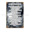 The Lords Prayer Metal Plaque Poster Pub Character Wall Decor Cave Living Room Tin Sign Poster