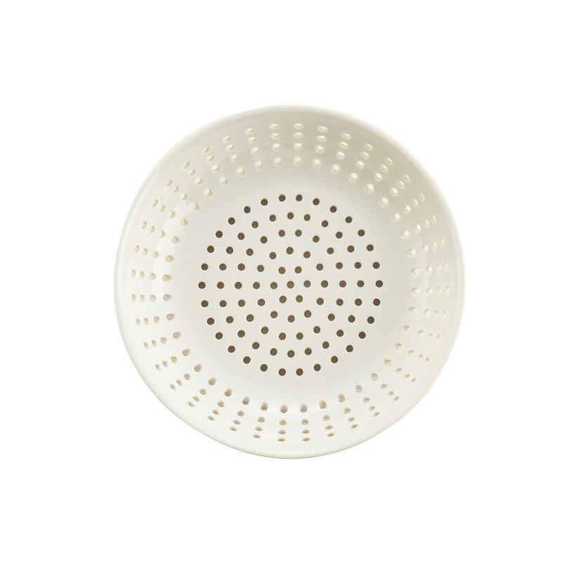 Steamer Plate Perforated Round Food Grade PP High Temperature Resistant for Catering Business Vegetable Bun Steaming