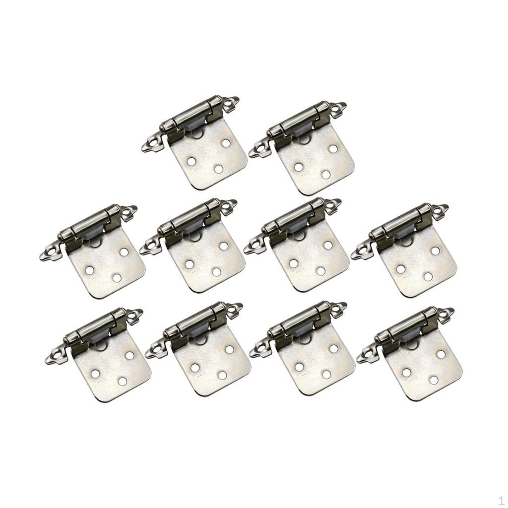 Упаковка из 10 петель для закрывания шкафа для кухонной двери, полускрытые