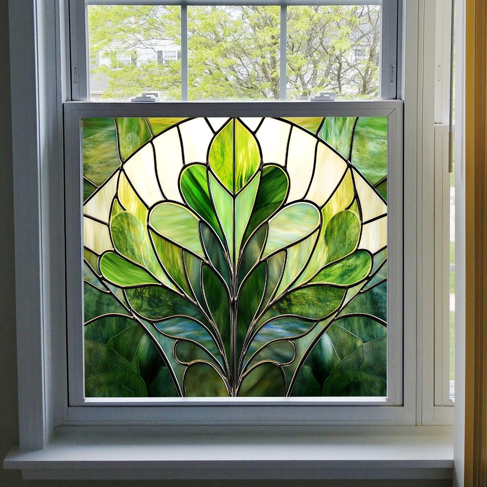 BL301-330 Цветная ПВХ Статическая Пленка для Окон - Без Клея Домашнее Украшение