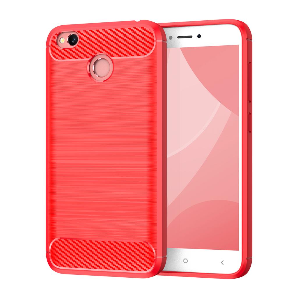 Мягкий силиконовый чехол для Xiaomi Redmi 4X redmi4x, противоударный матовый защитный чехол для xaomi redmi 4x, роскошные чехлы из углеродного волокна