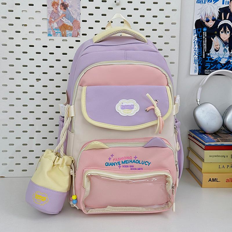 Милый колледж Гаоянь, маленький стиль, свежая и прозрачная сумка-боли, школьный рюкзак большой вместимости для старшеклассника, рюкзак для старшеклассника