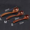 Long Handle Ramen Rice Tableware Soup Scoops Natural  Kitchen Supplies Wooden Spoon