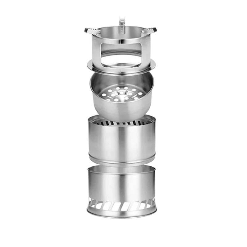 Портативная уличная дровяная кухонная плита для путешествий