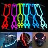 Cycling Motorcycle Helmet LED Cold Light Self-adhesive Reflective Luminous Sticker Strip Modified Waterproof Decoration