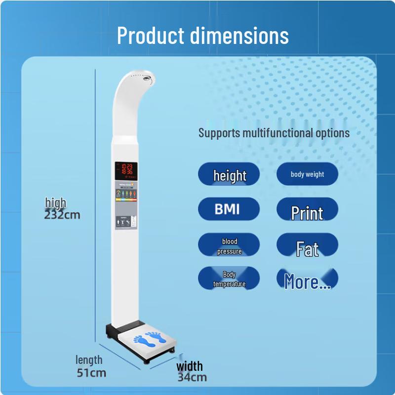 SHANGHE Smart Body Composition Analyzer with 18.5-inch LCD