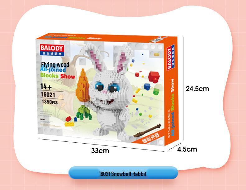 BeleDi Micro Building Blocks: Educational Pet Model Toy for Kids