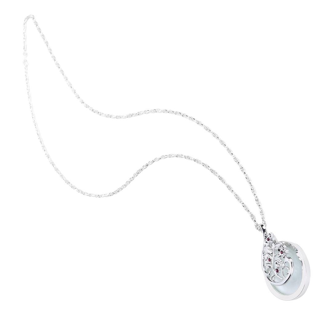 4.5X ожерелье увеличительное стекло металлический портативный увеличительный кулон цепь для чтения серебро