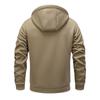 Lamb Fleece Men's Hoodie With Thickened Fleece Winter, Hooded Sportswear, Casual Cardigan, And Warm Jacket