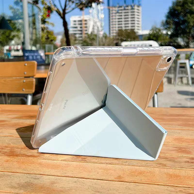 Чехол-книжка Y-Fold для A16 11-го iPad Air 11 M3 M2 iPad 10-го поколения 10.2 7 8-го 9-го Pro11 M4 Air4 5 10.9 Air13 M2 M3 Держатель для Apple Pencil