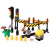 Игрушки-конструкторы MOC Модель Совместимые детали MOC Кирпичи Городская уличная лампа Строительный блок Лампа с Хэллоуинской летучей мышью