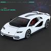 1/24 Lambos Countach LPI800-4 Суперкар Сплав Модель Литая Звук Супер Гоночный Поднимающийся Хвост Горячая Машина Колеса Подарки