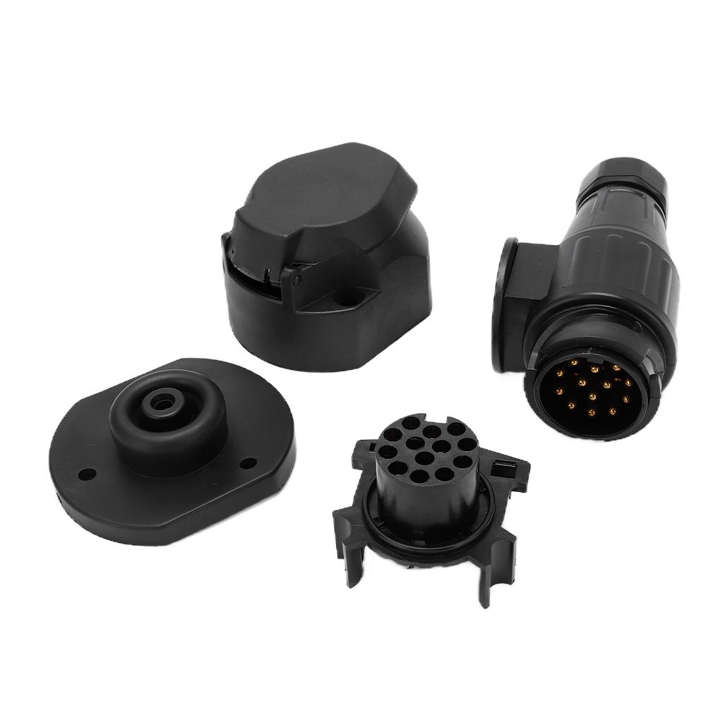 Адаптер прицепа 12 В 13-контактный Универсальный штекер прицепа для аксессуаров для прицепов