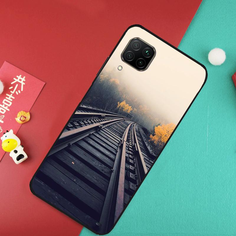 Солнечный свет на железнодорожных путях Чехол для Huawei Nova Y73 Y70 Y72 Y60 Y90 Y61 Y91 8i 7i 11i 12i 12s 9 10 SE P20 P30 P40 Lite