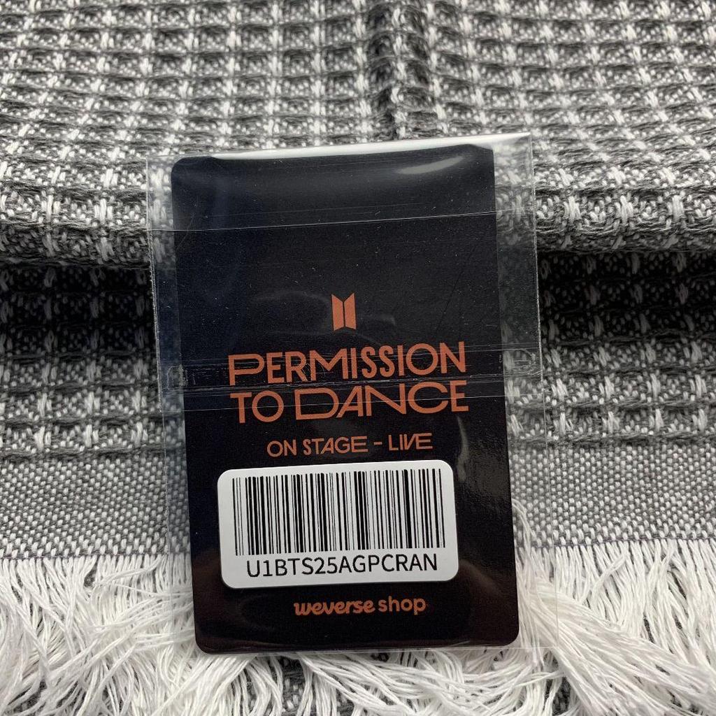 [USED] Exclusive BTS Purchase: Hoseok P.T.D STAGE-SEOUL GLOBAL Trading Card