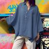 Cotton Linen Casual Batwing Sleeve Summer Tops Tees Loose Women Clothing Vintage Tshirts Fashion Clothes Streetwear Summer