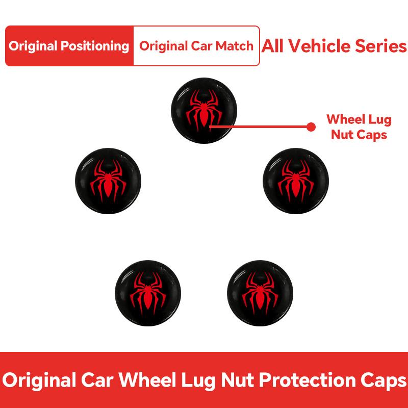 20PCS Black Car Wheel Caps Bolts For Alfa Romeo Junior Tonale Giulia Stelvio Quadrifoglio Tire Nut Caps Car Wheel Lug NutGood product
