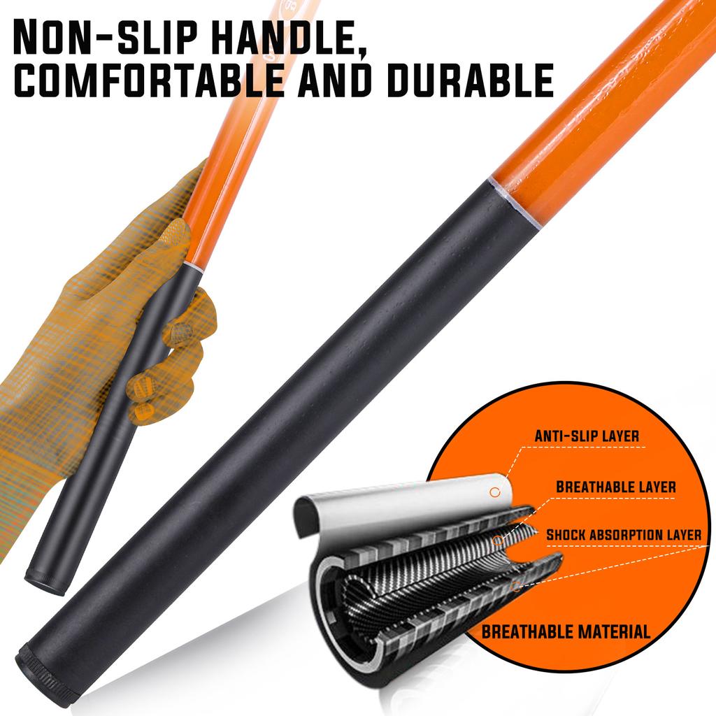 SOUGAYILANG Дорожная портативная телескопическая удочка 2,7-5,4 м, литейная удочка из углеродного волокна, спиннинговая удочка