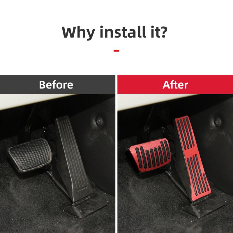 Алюминиевая автомобильная педаль топлива, акселератора, газа, тормоза, чехол, накладка, аксессуары для Kia Carnival Sedona KA4 2022